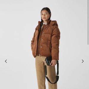 Whistles corduroy puffer jacket